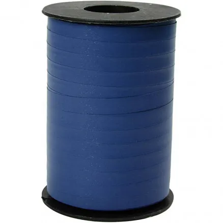Presentband, blått, B: 10 mm, matt, 250 m/ 1 rulle.